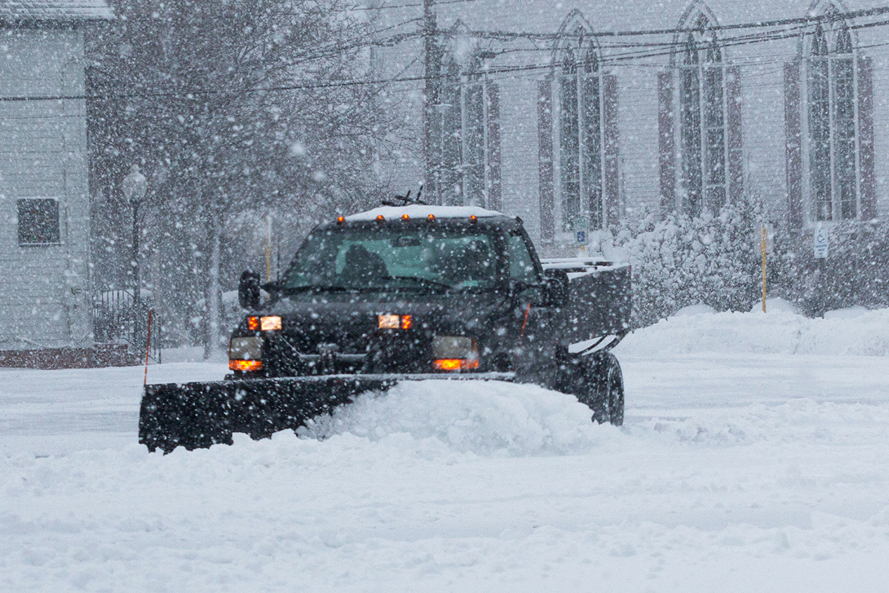 Snow Plowing Lot